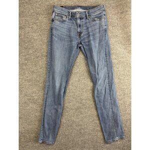 Abercrombie & Fitch Jeans Mens 32x34 Blue Langdon Slim Stretch Denim Classic